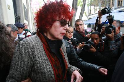 Mara Lamadrid, viuda del escritor