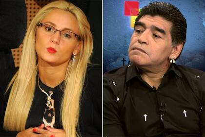 Maradona dice haber recibido amenazas por parte de Oliva, su ex
