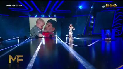 Maradona fue homenajeado en los Martin Fierro 2022