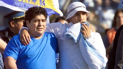 Maradona homenaje en la Bombonera