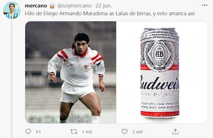 Maradona jugando para el Sevilla