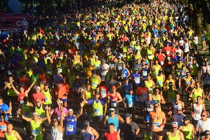 El maratón de Buenos Aires, una cita multitudinaria.