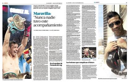 Maravilla Martínez vs. Julito Chávez, cobertura de LA NACION