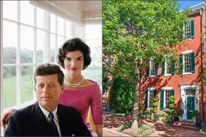 La lujosa casa de Jackie y John F. Kennedy en Washington D.C. está a la venta