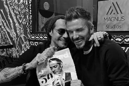 Marc Anthony y David Beckham son grandes amigos