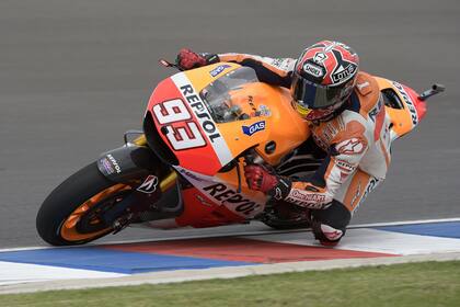 Marc Marquez fue el más rápido en los entrenamientos de Termas