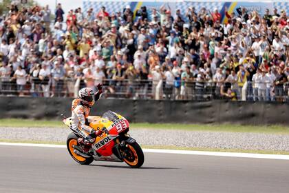 Marc Márquez se floreó en Termas y se quedó con la pole