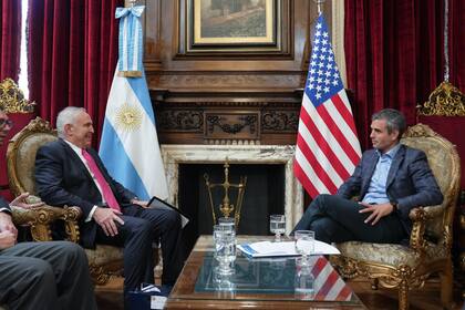 Marc Stanley se reunió con el presidente de Diputados, Martín Menem, la semana pasada