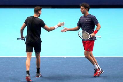 Horacio Zeballos y Marcel Granollers compiten juntos desde agosto de 2019 y desde entonces no dejaron de evolucionar: suean con ganar el Masters de Londres.