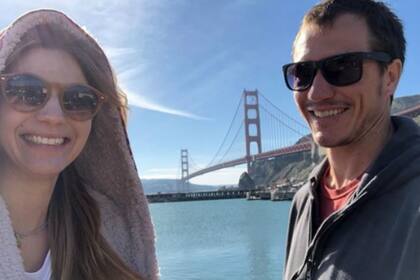 Marcela Kloosterboer festejó el cumpleaños de su hermano con una foto de ambos en San Francisco