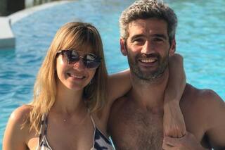 La foto retro que eligió Marcela Kloosterboer para celebrar un nuevo aniversario con su marido