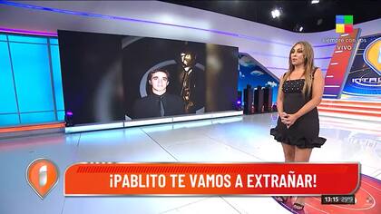 Marcela Tauro le dedicó la apertura de Intrusos a Pablo Reynoso
