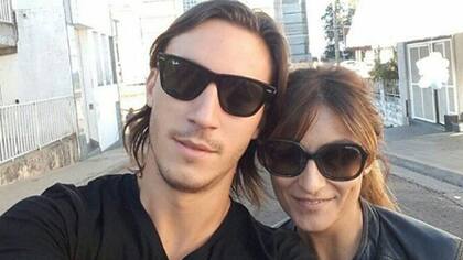 Marcela Tauro y su novio