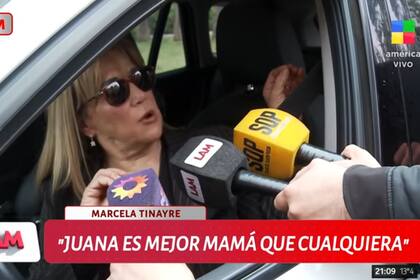Marcela Tinayre negó estar distanciada de Juana Viale (Foto: Captura / América TV)
