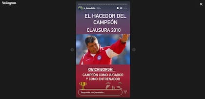 Marcelo Benedetto recordó al Argentinos Juniors campeón del Clausura 2010, dirigido por Claudio Borghi