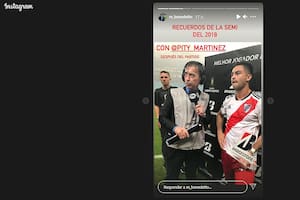 La foto retro de Benedetto en Brasil que hizo sonreír a los hinchas de River