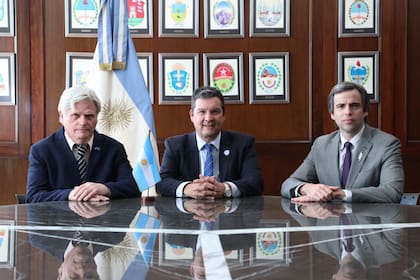 Marcelo D’amore, vocal; Eduardo Montamat, presidente; Lucas Trevisani Vespa, vocal