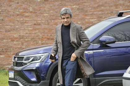 Marcelo De Bellis, presente en la despedida. En las redes sociales dijo de su amigo: "Te amaré siempre, Alberto. Podría escribir un libro con anécdotas nuestras... fui tu 'yerno' tantas veces en ficción..."