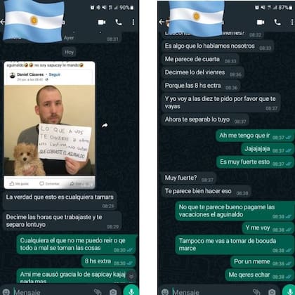 Marcelo, el dueño de la panadería donde trabajaba Tamara, vio el meme, no le gustó, y tomó la exagerada decisión de echarla