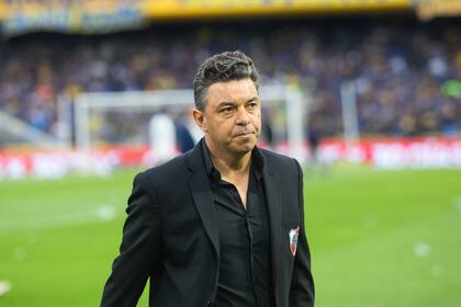 Marcelo Gallardo, en la Bombonera