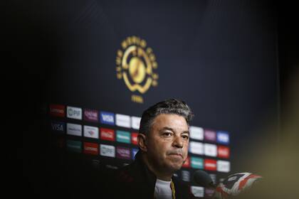 Marcelo Gallardo en la previa a partido con Inter de Milán