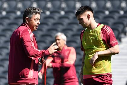 Marcelo Gallardo no dio indicios de quiénes jugarán este sábado: el 'Muñeco' siempre sorprende