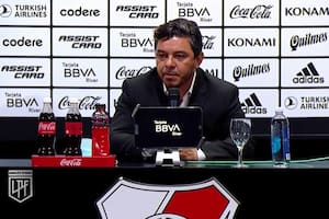 Marcelo Gallardo, tras el gran triunfo de River sobre Argentinos en el Monumental