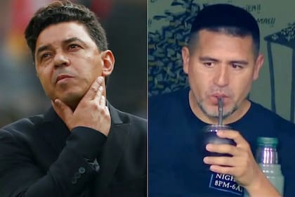 Marcelo Gallardo y Juan Román Riquelme