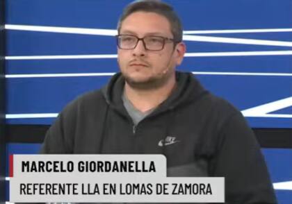 Marcelo Giordanella, referente de LLA en Lomas de Zamora