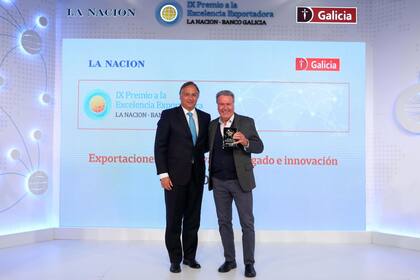 Marcelo Iraola (Banco Galicia) y Antonio Bouzada (Eriochem)