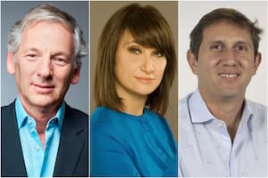 Marcelo Longobardi, María Laura Santillán y Juan Pablo Varsky, parte de la grilla de CNN Radio (Foto: Archivo)