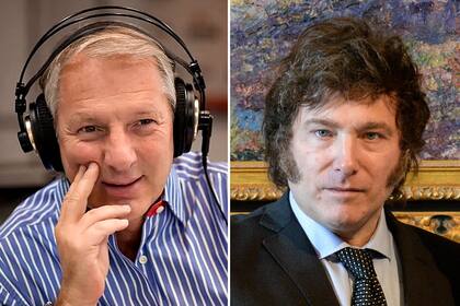 Marcelo Longobardi y Javier Milei