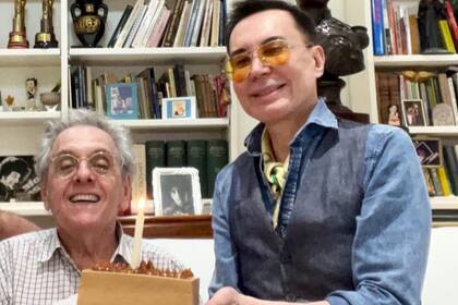 Marcelo Polino con Antonio Gasalla