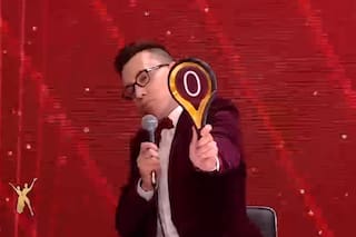 Tomás Holder debutó en Bailando 2023 y recibió un fulminante cero de Marcelo Polino