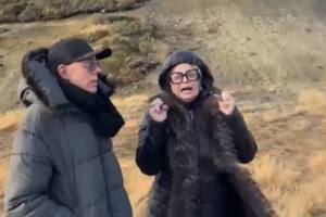 Marcelo Polino y Carmen Barbieri, evacuados tras una amenaza de bomba a bordo de un avión de Aerolíneas Argentinas