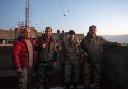 Marcelo Subiotto, Ariel Staltari, César Troncoso y Ricardo Darín