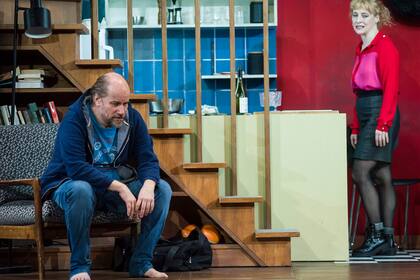 Marcelo Subiotto y Mara Bestelli, en Los años, de Mariano Pensotti