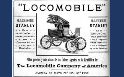 Marcelo T. de Alvear, futuro presidente de la Argentina, corrió la primra carrera oficial de autos con un vehículo llamado Locomóbil