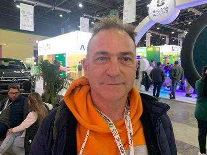 Marcelo Tedeschi, productor en el sudoeste de la localidad de Pigüé