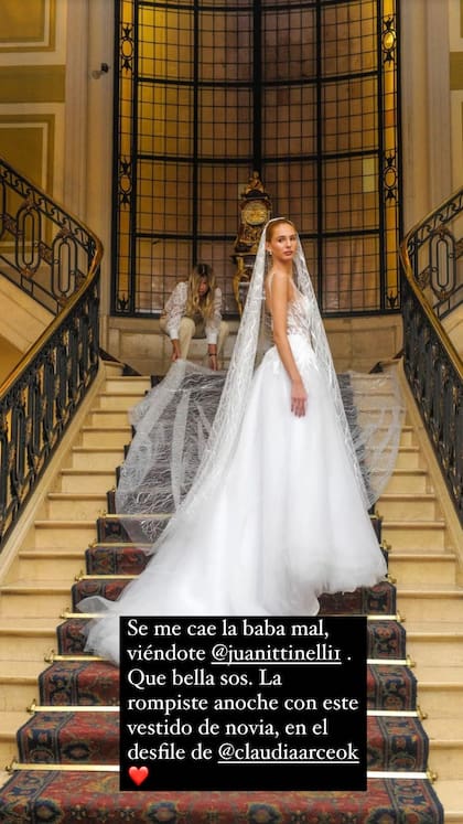 Marcelo Tinelli enseñó su orgullo por el desfile de su hija Juanita en Buenos Aires
