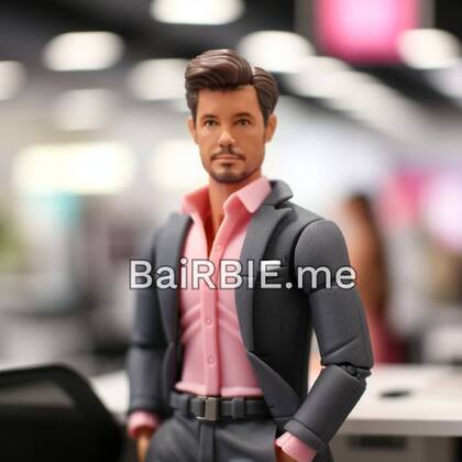 Marcelo Tinelli es un Ken de elegante sport y jopo alto