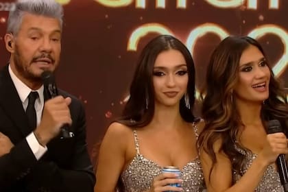 Marcelo Tinelli, Juli Castro y Momi Giardina en el Bailando 2023 (Captura video)