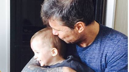 Marcelo Tinelli se concentra en su pequeño Lolo que hoy cumple tres años