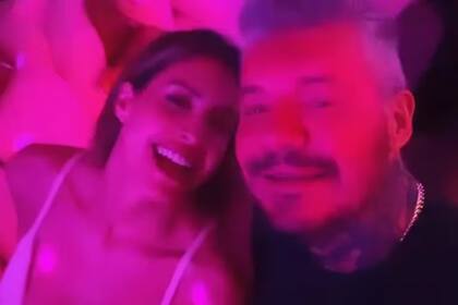 Marcelo Tinelli y Milett Figueroa festejaron el Año Nuevo en Punta del Este