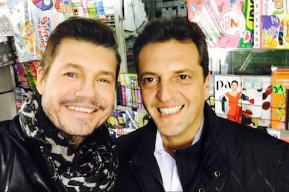 Marcelo Tinelli y Sergio Massa: el candidato a presidente de la Nación trabajó para que el empresario liderara la AFA