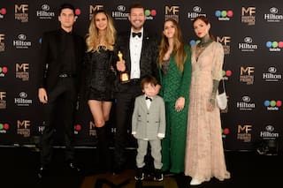 La emoción de Marcelo Tinelli junto a sus cinco hijos