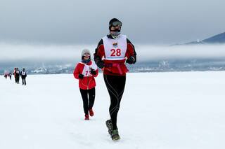 Maratón Baikal. El argentino que corrió 42 km sobre hielo volvería a hacerlo