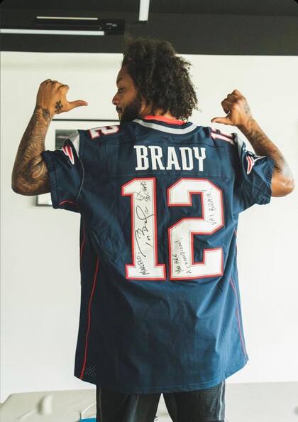 Marcelo Vieira es un admirador de Tom Brady. Crédito: Instagram