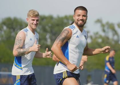 Marcelo Weigandt (a la derecha) y Nicolás Valentini