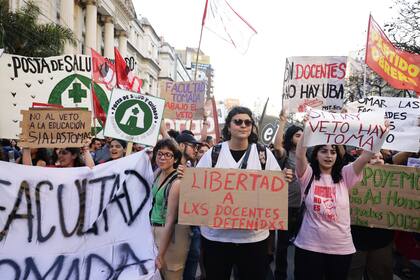 Marcha universitaria.